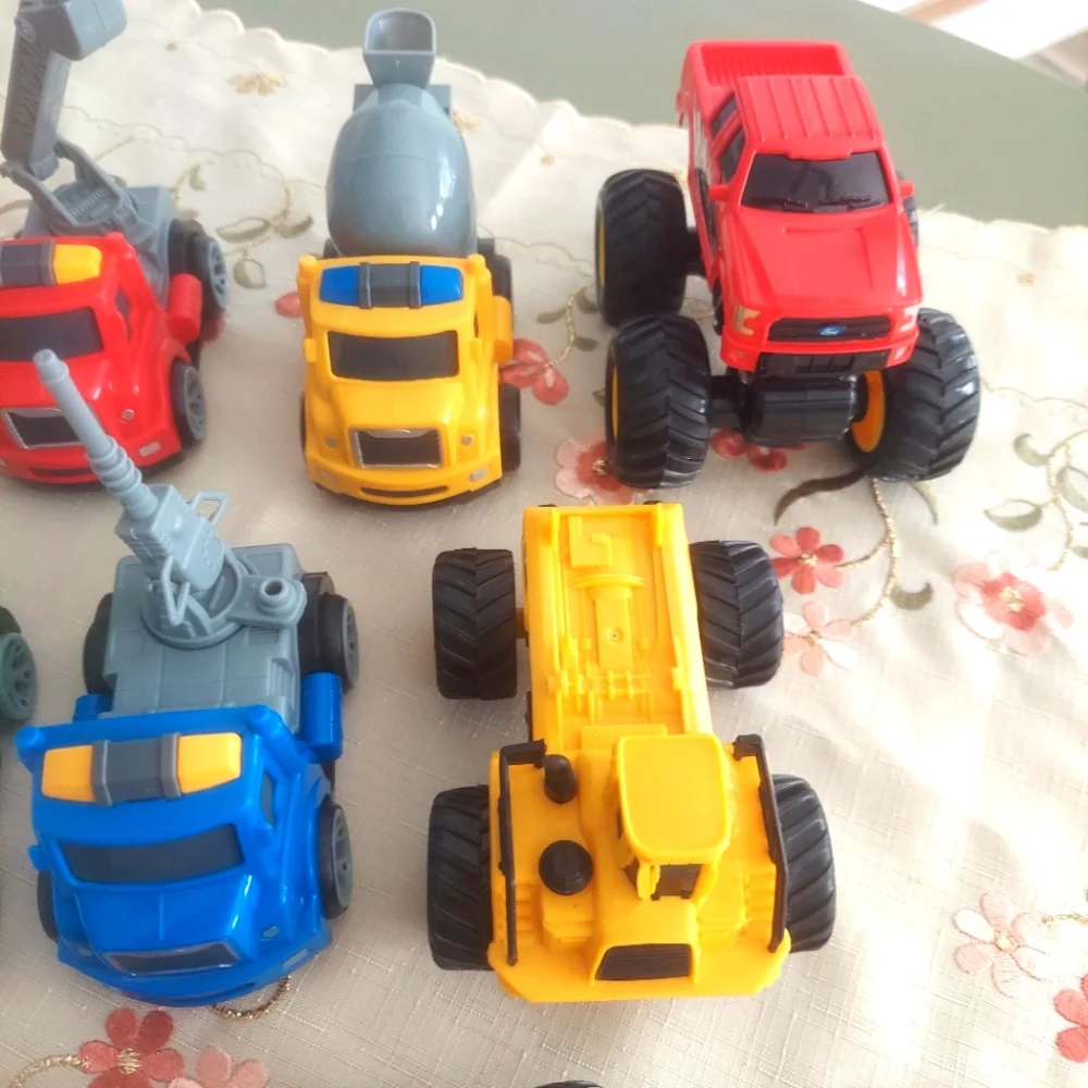 Toys miscellaneous vehicles Cars Trucks Big Wheels 10 each
